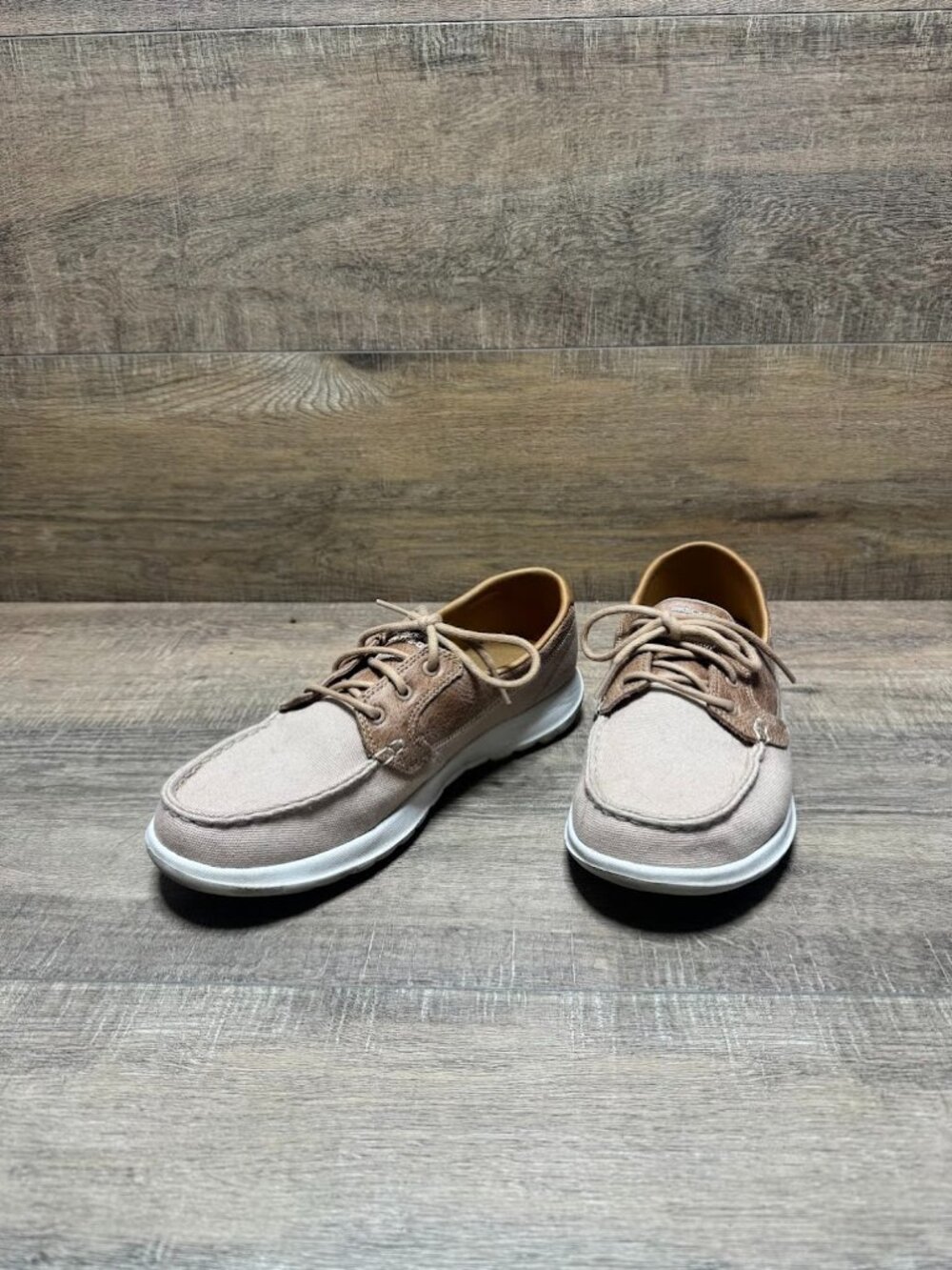 Skechers On-The-Go Max 5Gen Tan Boat Shoes Women's Size 8.5